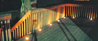 In-Deck lighting with low voltage outdoor yard lights